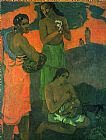 Paul Gauguin Canvas Paintings - Maternity
